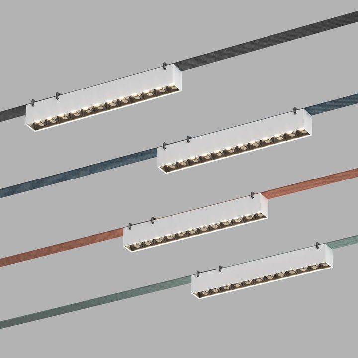 Трековый светильник Denkirs Belty Grill DK5571-WB