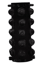 Набор из 7 черных насадок Penis Sleeves Set