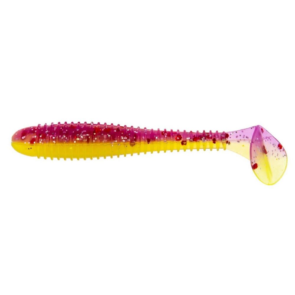 Виброхвост Catcher 2,75"/7 см Fio & Acid lemon 7шт. (HS-1-027) Helios