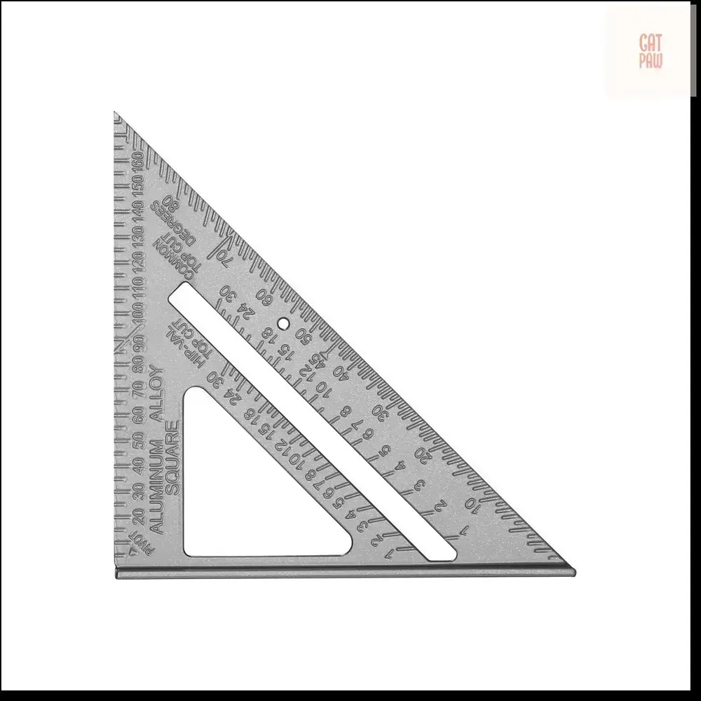 Линейка/угольник 260мм, Алюминий