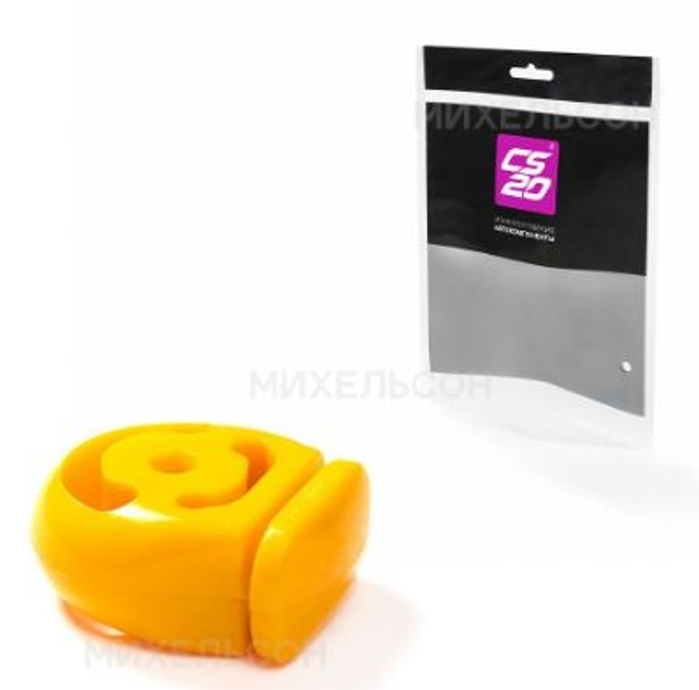 Крепление глушителя 21213-1203073 (будильник) полиуретан ЖЕЛТЫЙ (уп1шт) CS20 11336