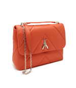 Кожаная сумка через плечо Patrizia Pepe - оранжевый(CBA302 L006)