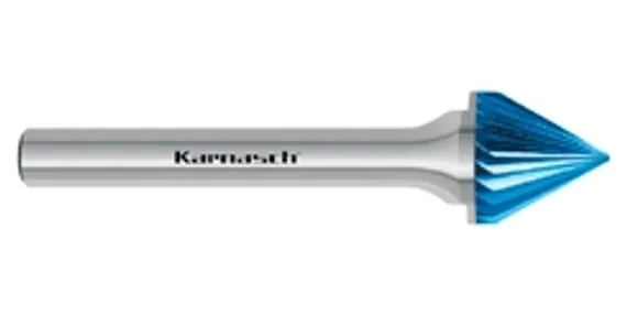 Борфреза твердосплавная Karnasch форма D, 6х4,7х6х50 мм, насечка HP-6, без покрытия, арт. 11.3034-055