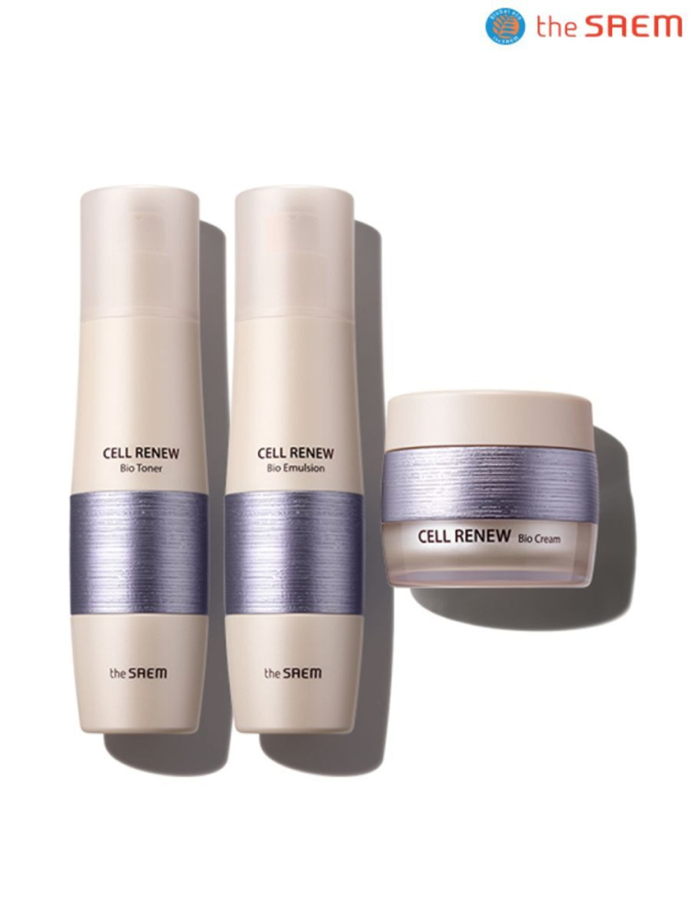 The Saem Cell Renew Bio Skin Care Special 2 Set набор уходовый антивозрастной со стволовыми клетками