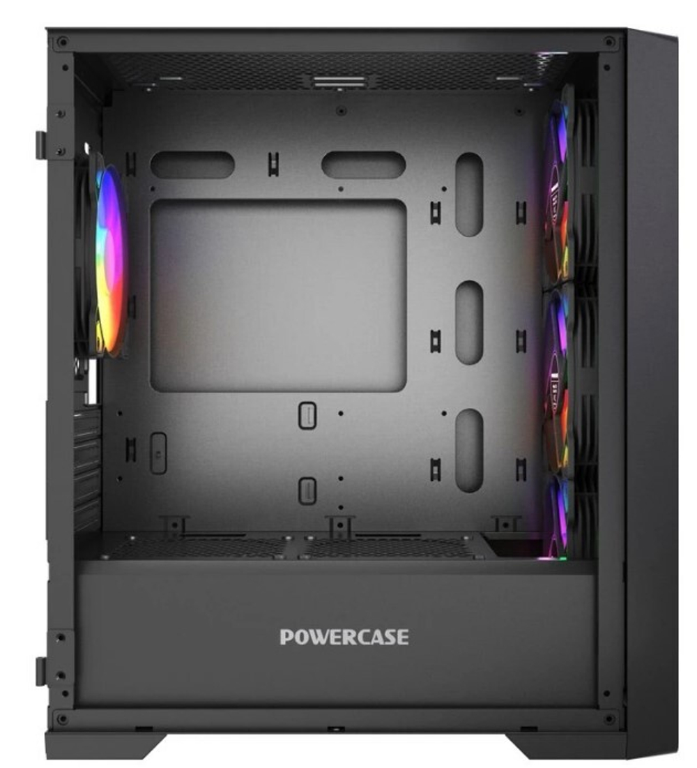 Корпус mATX Powercase ByteFlow Micro Black LE