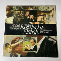 Винтажная виниловая пластинка LP Vladislav Kozderka, Jan Slabak, G. Torelli, G. P. Telemann, H. Purcell (Чехословакия 1978)