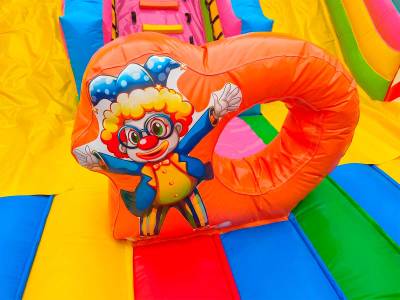 Коммерческий надувной батут «Парк развлечений 5» 12*6*7 м