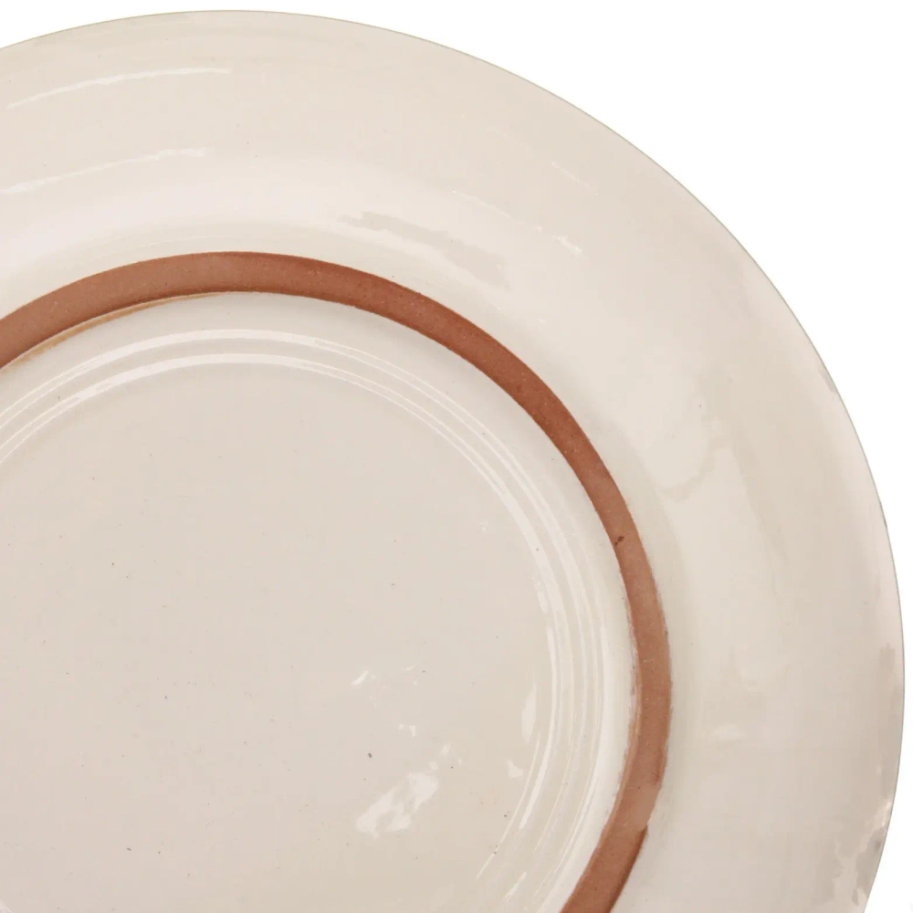 Чайный набор 9 предметов Зеленый (блюдо, чайник, пиала 6шт) Риштанская керамика