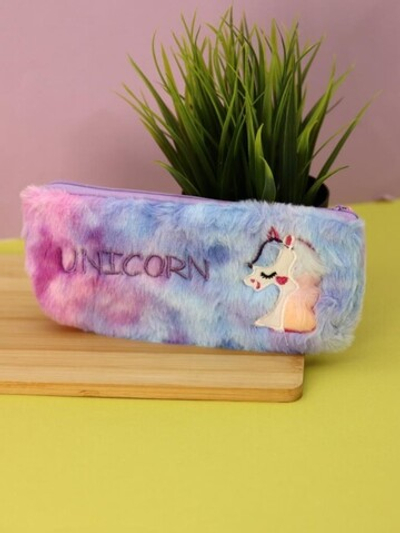 Пенал плюшевый "Multicolored unicorn", multicolored