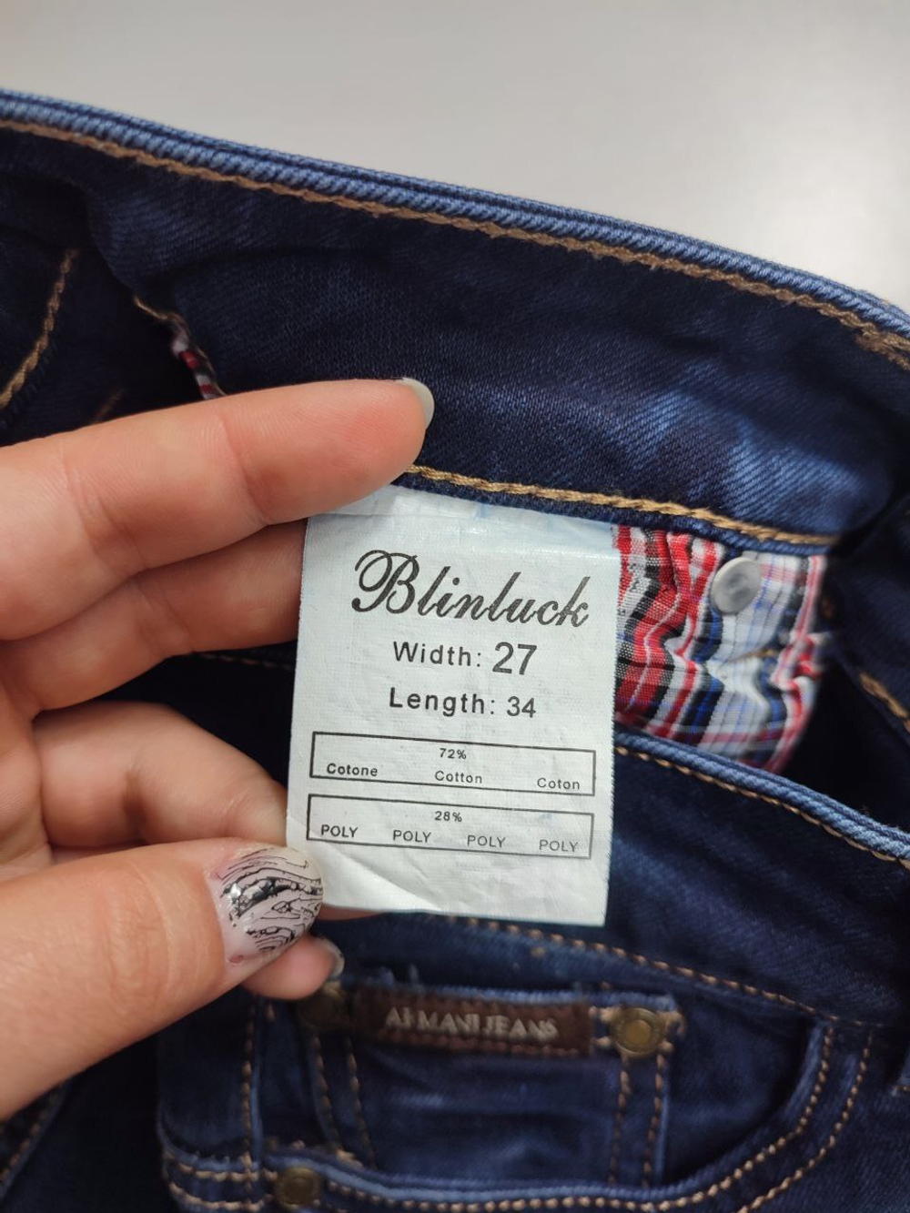 Джинсы Blinluck с потертостями 42 размер