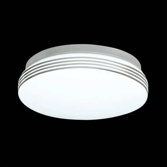 3016/AL MINI SN 208 Светильник пластик/белый/хром LED 12Вт 4000K D200 IP43 SMALLI