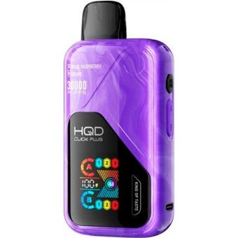 HQD Click Plus 30000 - Черника Малина + Виноград