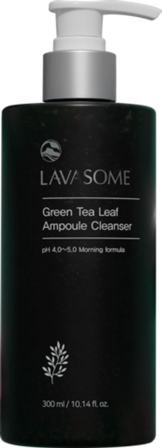 Lavasome   Очищающая пенка с экстрактом листьев зеленого чая-  GREEN TRA LEAF AMPOULE CLEANSER, 300 мл
