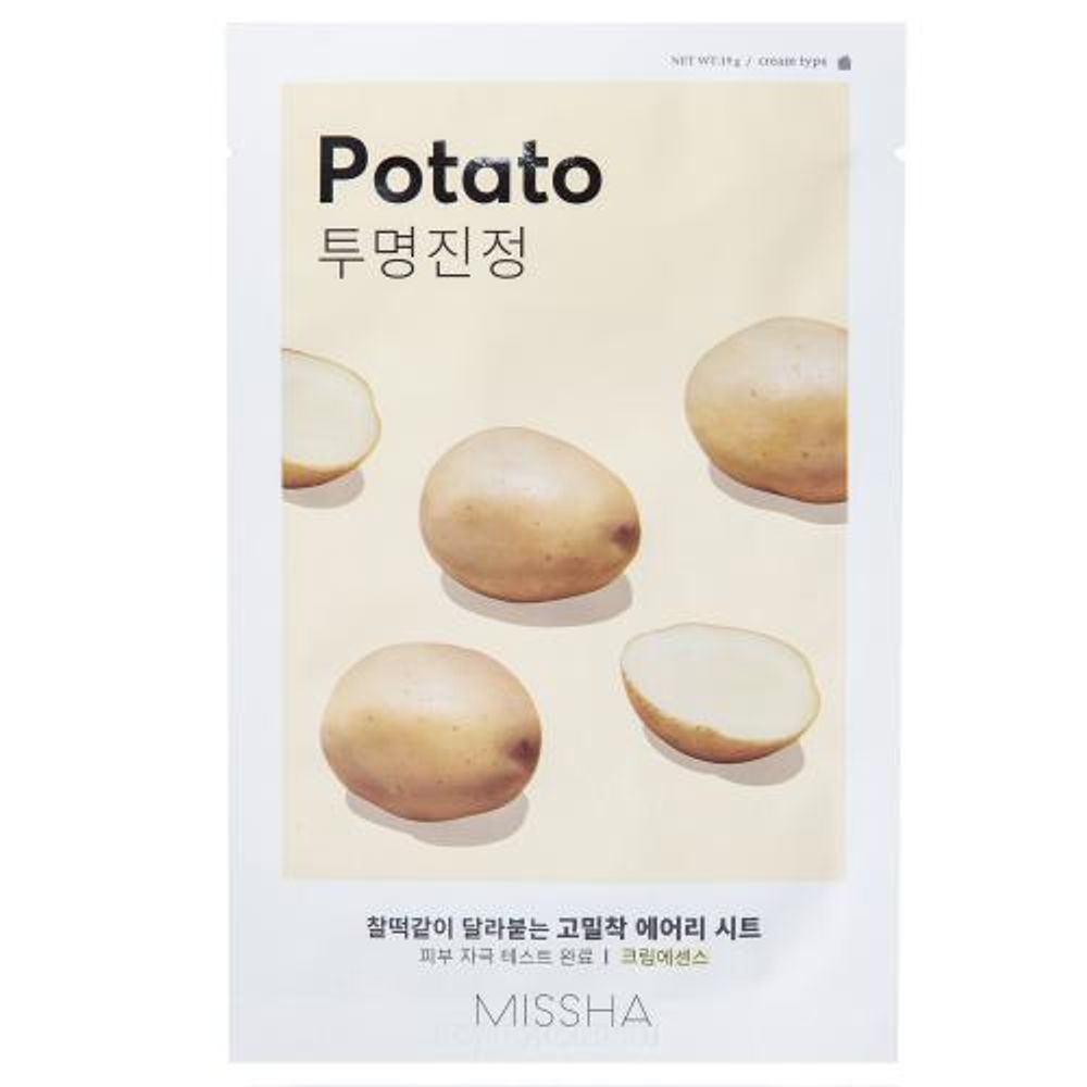 Тканевая маска с экстрактом картофеля MISSHA Airy Fit Sheet Mask Potato
