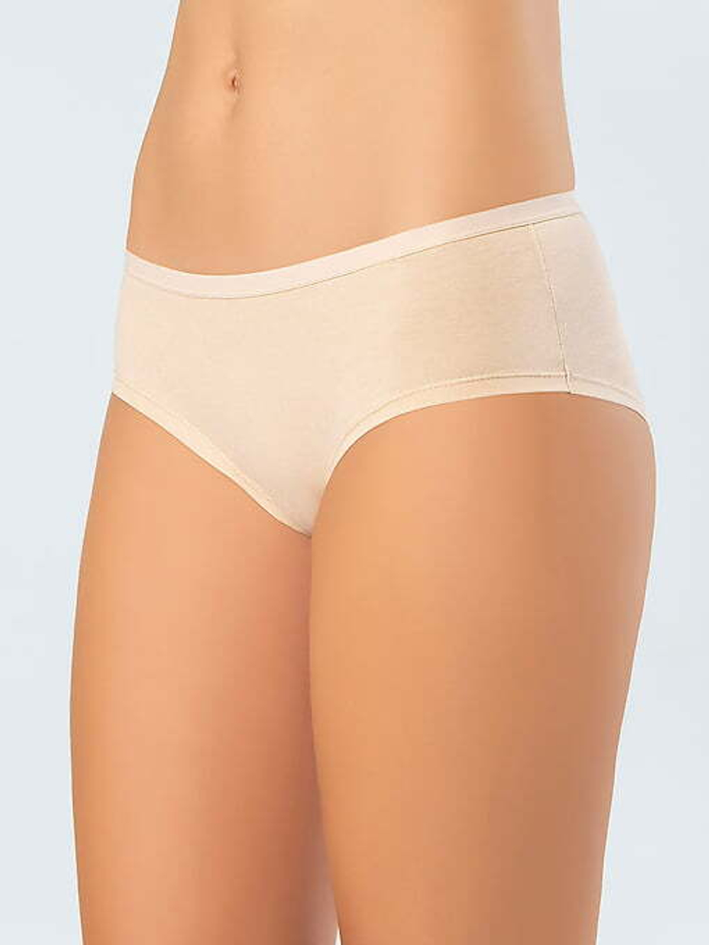 Трусы женские хипстеры набор из 2-х шт бежевый-бежевый