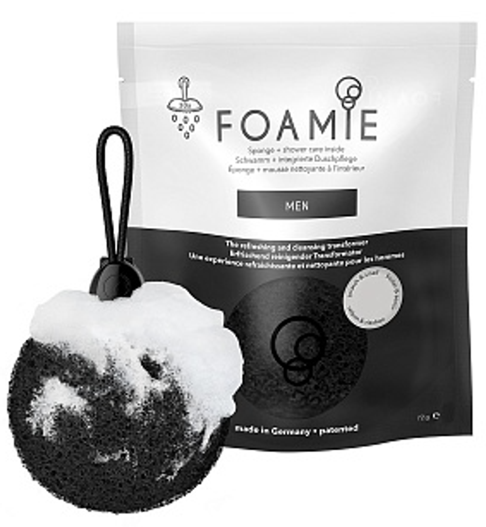 Foamie Men пенящаяся губка для душа