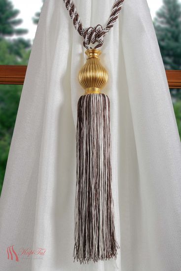 Подхваты-кисти для штор 2шт. коричневый