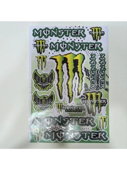 Набор наклеек мото