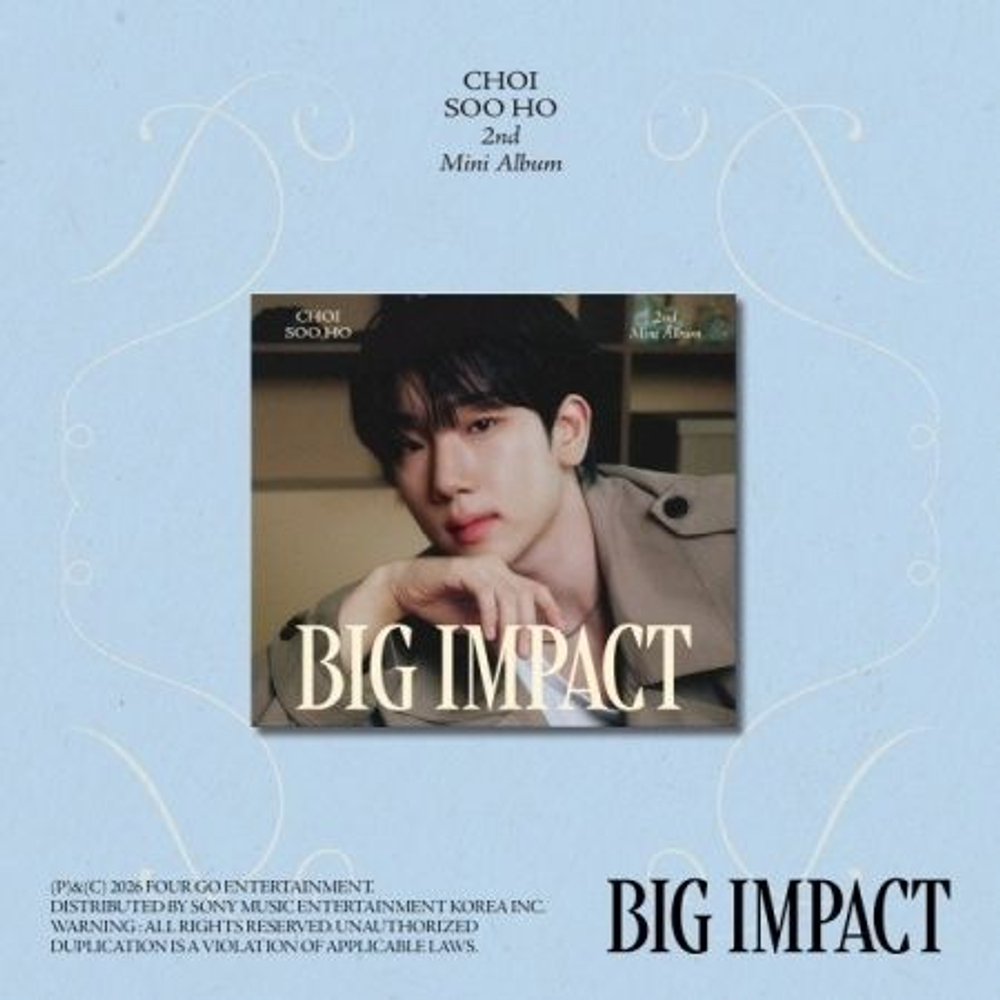 Альбом CHOI SOO HO - 2nd Mini Album DIGIPACK Version