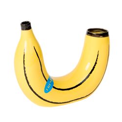 Ваза для цветов Banana, 19 см, желтая