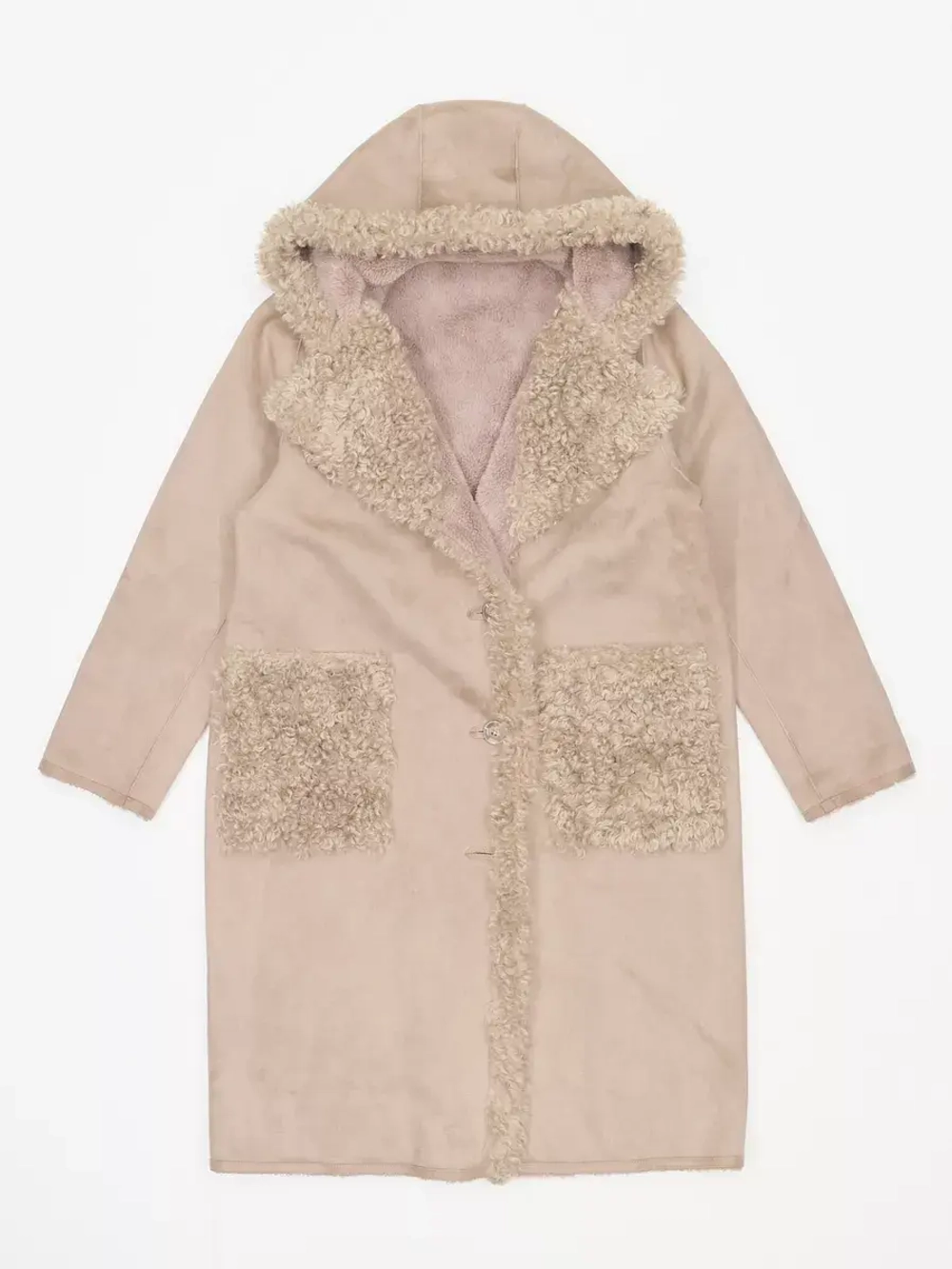 Пальто дубленка женская зимняя демисезонная