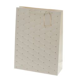 GAEM Пакет подарочный L (бумага 210г/м2, блок 12шт), L31 W12 H42 см, 4в.