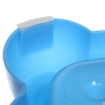 Миска пластиковая «Доги» 15,5*16см / высота бортика 5см, цвет голубой, 550мл