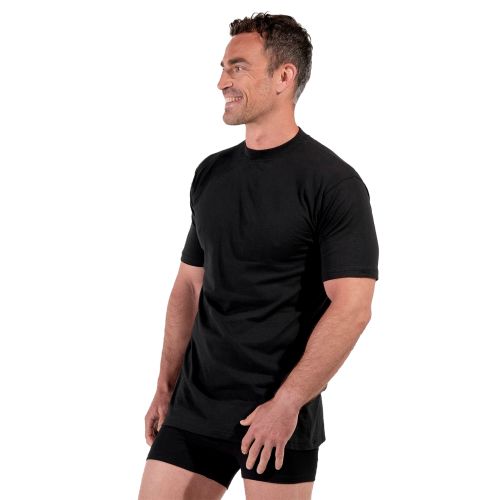 Мужская футболка черная HOM Harro 40-5508-M014