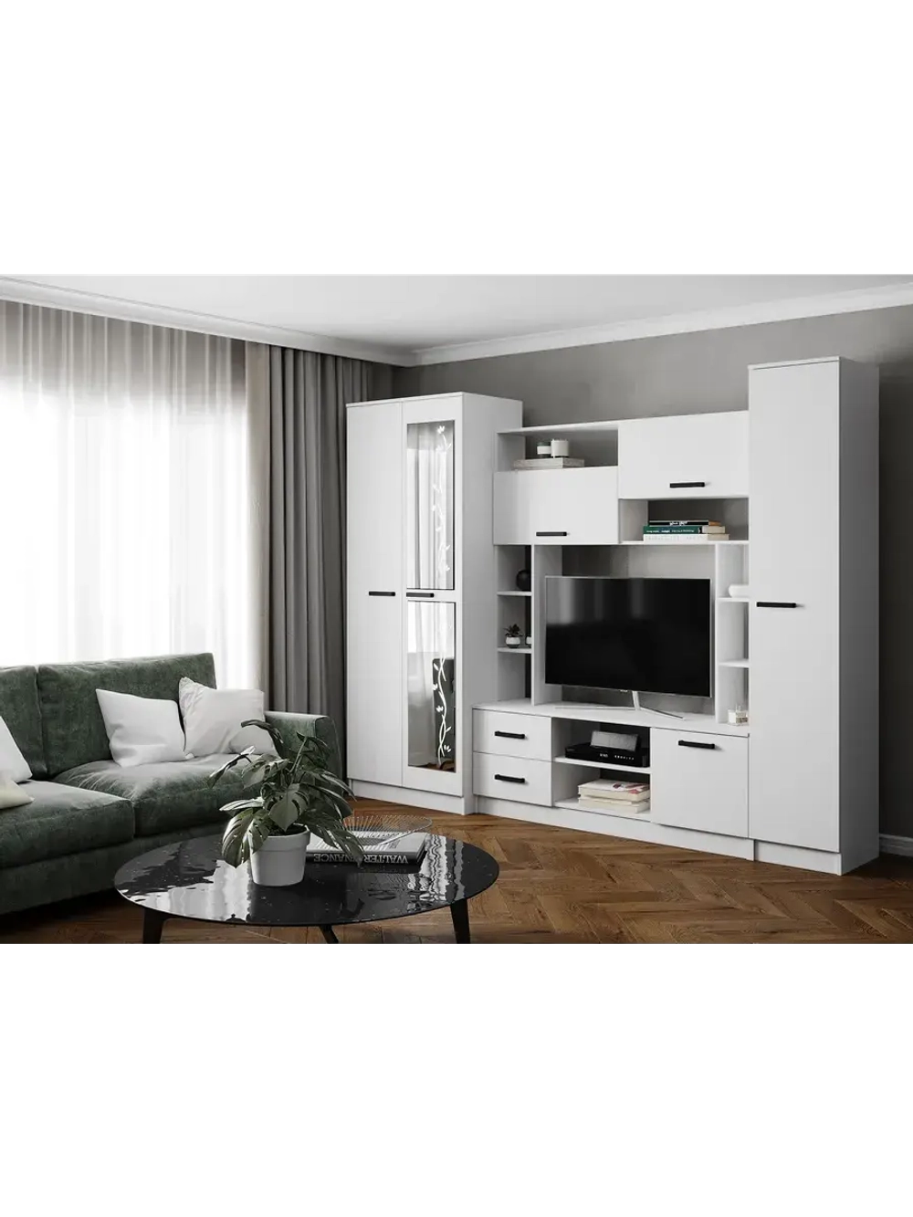 Гостиная Соло белый микон