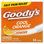 Goody's, порошок от головной боли, холодный апельсин, 24 пакетика