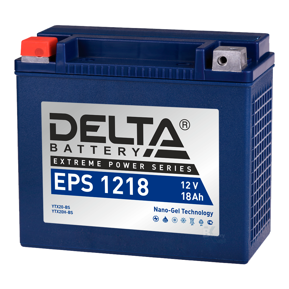Аккумулятор Delta EPS 1218 (YTX20-BS, YTX20H-BS)