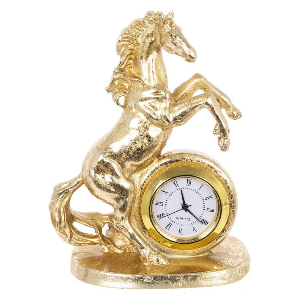 GAEM Фигурка декоративная "Лошадь" с часами (LR41x1), L8,5 W5 H12 см