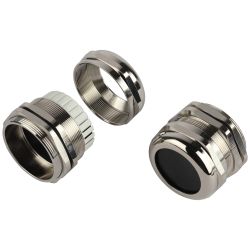 Кабельный ввод сальник ЭРА NO-224-264 латунный PGM 48 (d отв.60 мм / d провод.37-44 мм) IP68 (упаковка 2 штуки) | Кабельные вводы (сальники)