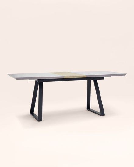 Стол обеденный Lamb раскладной 160-200*90 серый