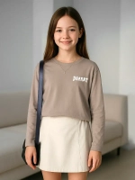 Лонгслив для девочки летний