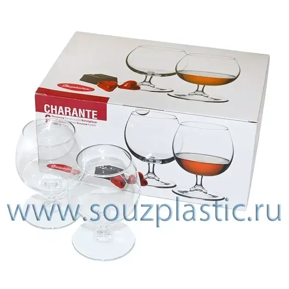 Набор бокалов для коньяка CHARANTE 300мл 6шт