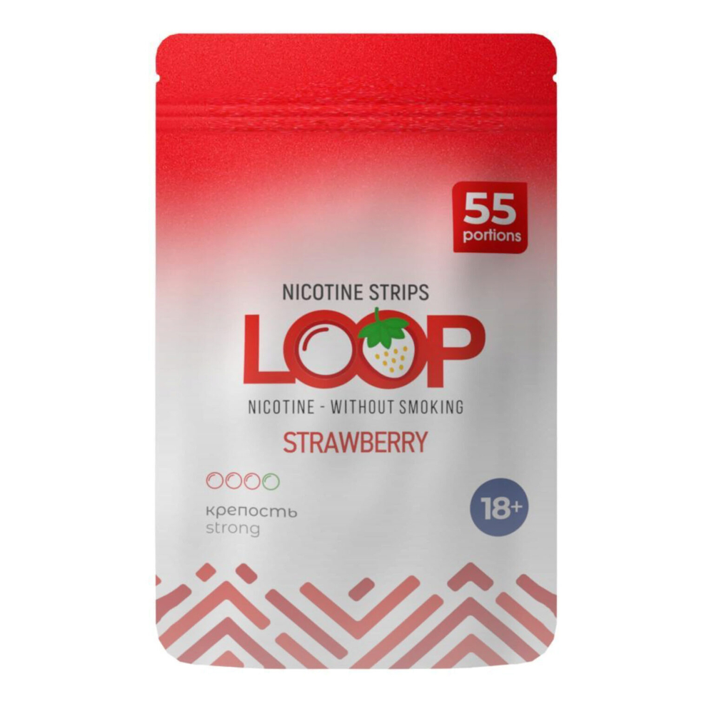 LOOP STRAWBERRY НИКОТИНОВЫЕ ПЛАСТИНКИ (12 МГ) - КЛУБНИКА