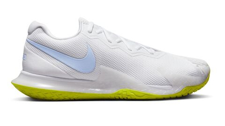 Мужские кроссовки теннисные Nike Zoom Vapor Cage 4 Rafa - белый, небесный, зеленый