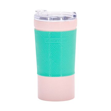 Термокружка 380 мл. пластиковая Kamille KM 2046 с TPR вставкой