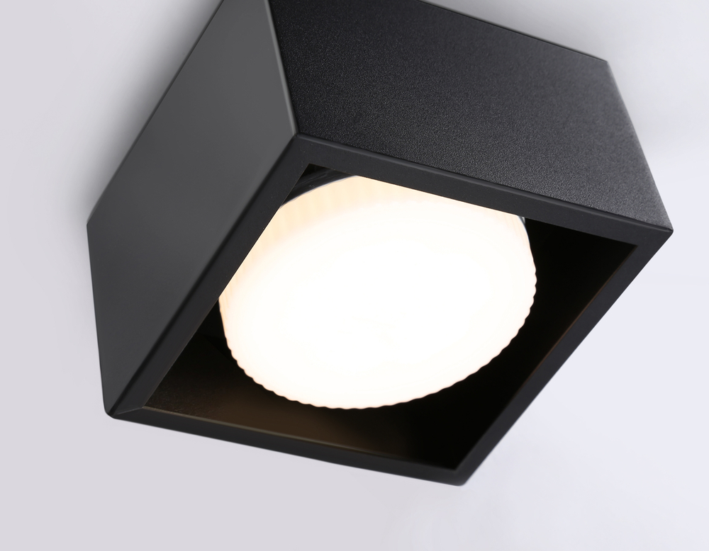 Светильник накладной TN70827 BK черный GX53 max 12W 100*100*60