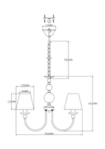 Люстра подвесная Moderli V2613-5P Feels