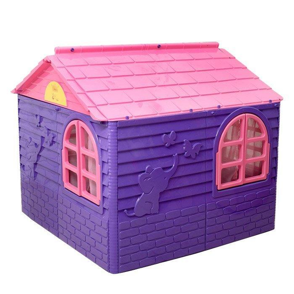 Домик детский №1, 69*129см. сир/розов.