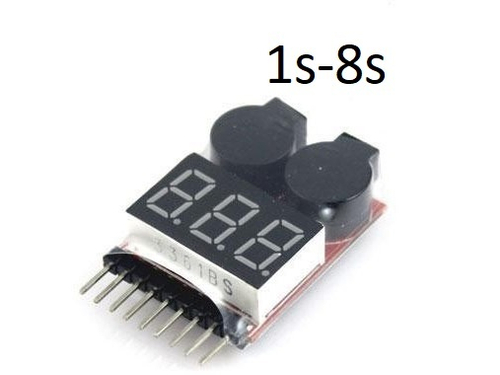 Индикатор напряжения для 1-8 баночного LI-Po аккумулятора