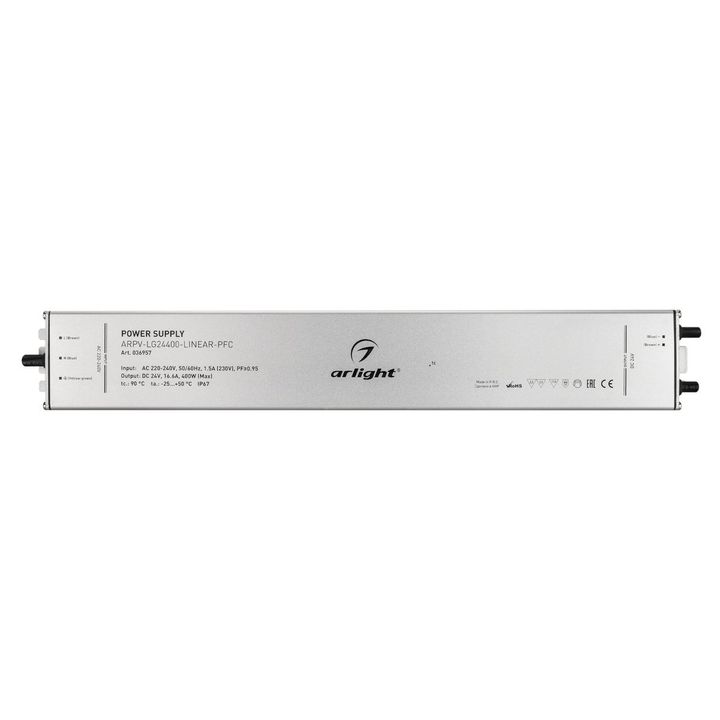 Блок питания Arlight ARPV-LG24400-Linear-PFC 24V 400W IP67 16,6A 036957