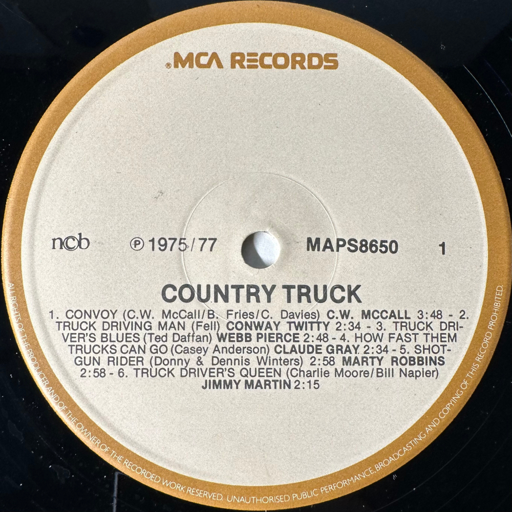 Сборник Country Truck (Скандинавия 1978г.)