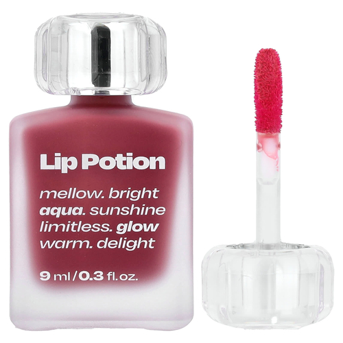 alternativestereo, Lip Potion Aqua Glow, малиновое мыло № 5, 9 мл (0,3 жидк. унции)