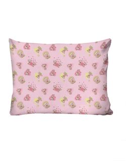 Постельное белье бязь Сказка "Мишка романтик/Бабочки фиолетовые" 1,5-сп Наволочка 50х70 см 1 шт Простынь 150x215 см Пододеяльник 145x215 см