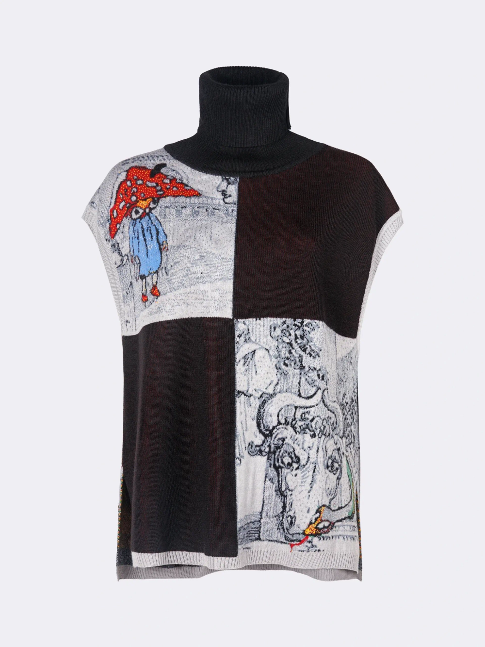 Жилет принтованный OLA OLA