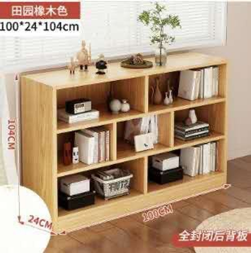 Напольный стеллаж из дерева