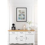 Картина авторская акварельная в паспарту 30х40 см на стену для интерьера "Нижний водопад в Веребково"